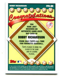 Bobby Richardson 2003 Topps All-Time Fan Favorites Baseball Bat Card #FFRBR