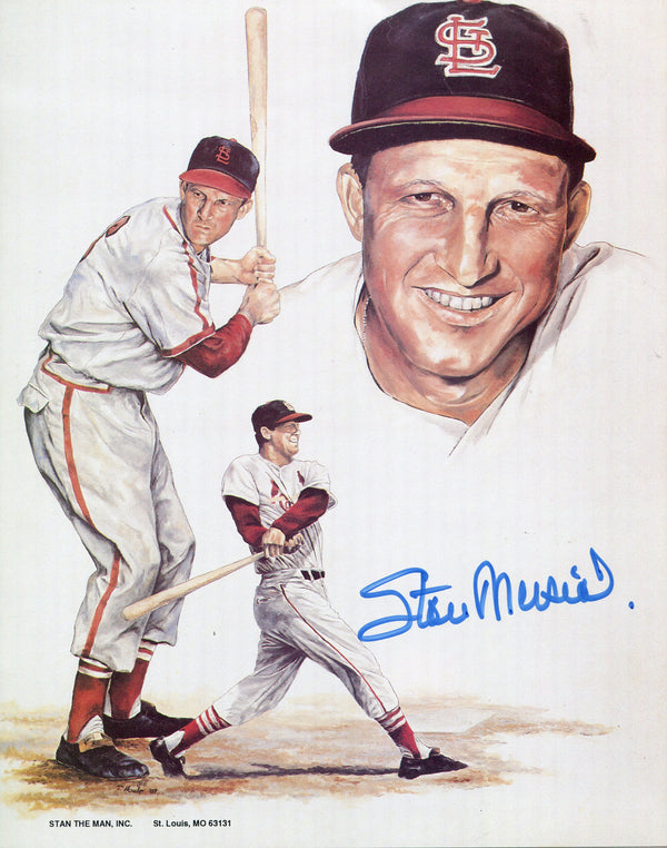 Stan Musial Autographed 8x10 Photo