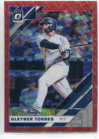 Gleyber Torres 2019 Panini Donurss Optic Prizm Card