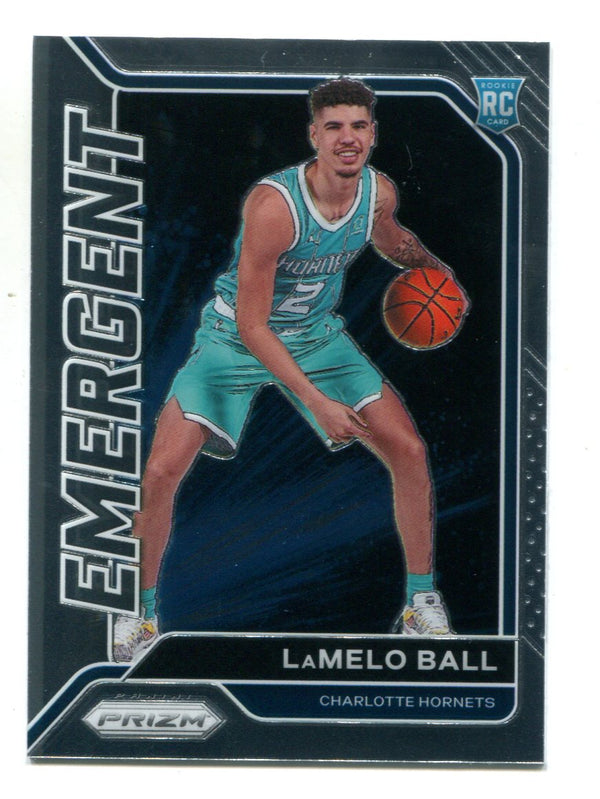 LaMelo Ball 2020-21 Panini Prizm Emergent #23 RC