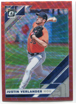 Justin Verlander 2019 Panini Donurss Optic Prizm Card