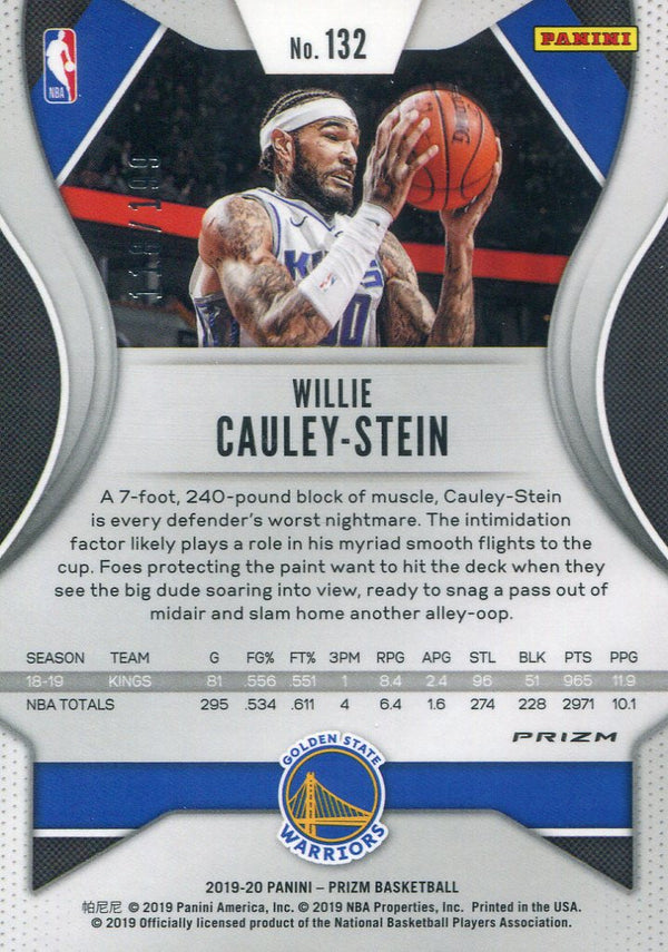 Willie Cauley-Stein 2019-20 Panini Prizm Blue Card 118/199