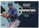 Wander Franco 2022 Topps Generation Now Rookie Card #GN-4