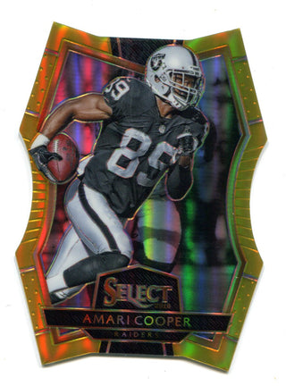 Amari Cooper 2016 Panini Select #143 Gold Die-Cut Prizm /10