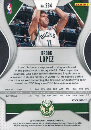 Brook Lopez 2019-20 Panini Prizm Red Card 225/299