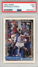 Shaquille O'Neal 1992 Topps Rookie Card #362 (PSA)