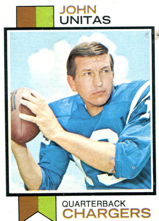 John Unitas 1973 Topps Card