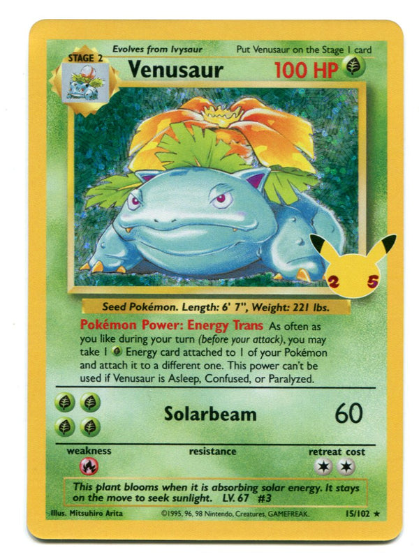 Venusaur Pokemon Celebrations 25th Anniversary 15/102