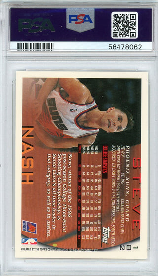 Steve Nash 1996 Topps Card #182 (PSA)