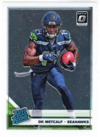 DK Metcalf  2019 Panini Donruss Optic Rated Rookie Card #163