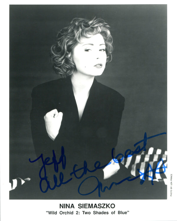 Nina Siemaszko "Jeff All the Best" Autographed 8x10 Photo