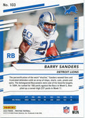 Barry Sanders 2022 Panini Prestige Football Card /99