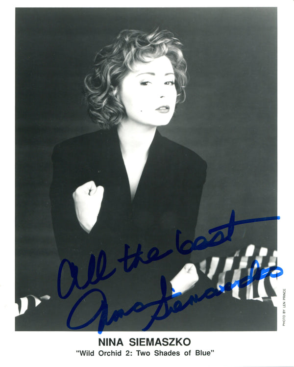 Nina Siemaszko "All the Best" Autographed 8x10 Photo