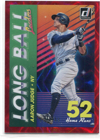 Aaron Judge 2018 Panini Donurss Optic Long Ball Insert Card