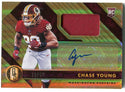 Chase Young Autographed 2020 Panini Gold Standard Rookie Jersey Card