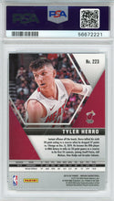 Tyler Herro Autographed 2019 Panini Mosaic Rookie Card #223 (PSA)