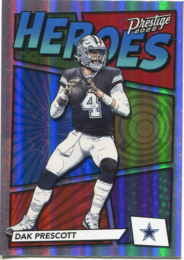 Dak Prescott 2022 Panini Prestige Football Heroes Card