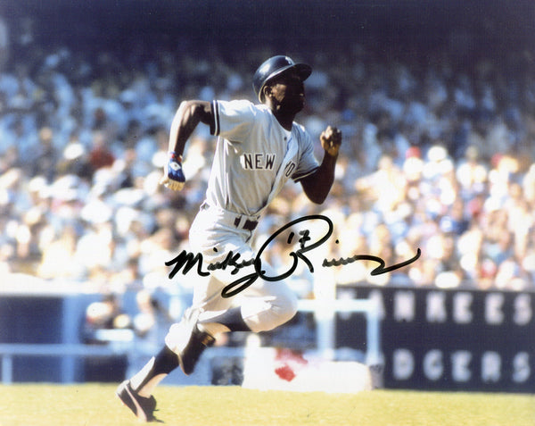 Mickey Rivers Autographed 8x10 Photo