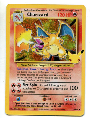 Charizard Pokemon Celebrations 25th Anniversary 4/102