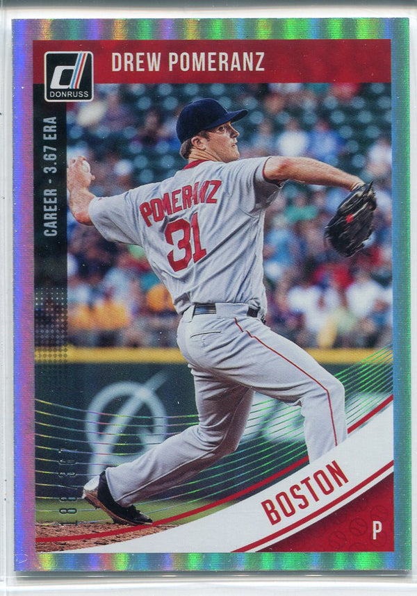 Drew Pomeranz 2018 Panini Donruss Card