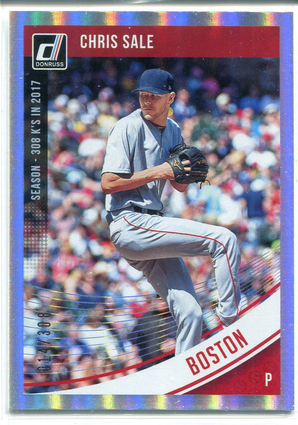 Chris Sale 2018 Panini Donruss Card