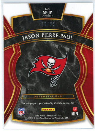 Jason Pierre-Paul Autographed 2019 Panini Select Prizm Card #SP-JP