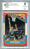 Kevin McHale 1986-87 Fleer Premier #73 BCCG NM 9 Card