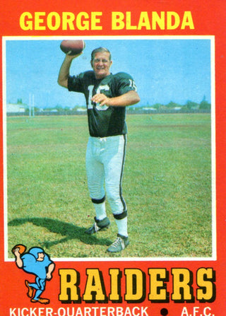 George Blanda 1971 Topps Card