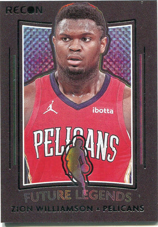 Zion Williamson 2022 Panini Recon Future Legends Card