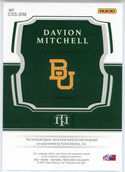 Davion Mitchell Autographed 2021 Panini National Treasures Collegiate Rookie Patch Card