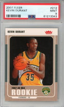 Kevin Durant 2007 Fleer Card #212 (PSA Mint 9)