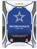 Dalton Schultz Autographed 2022 Panini Certified Mirror Signatures Card #MS-DS