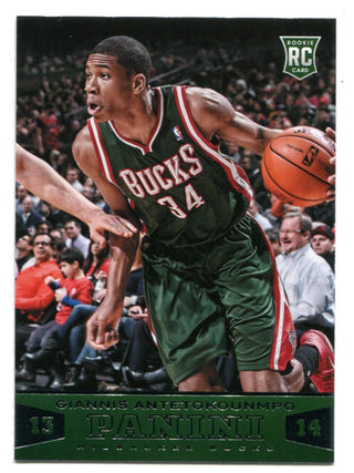 Giannis Antetokounmpo 2013-14 Panini Rookie Card #194