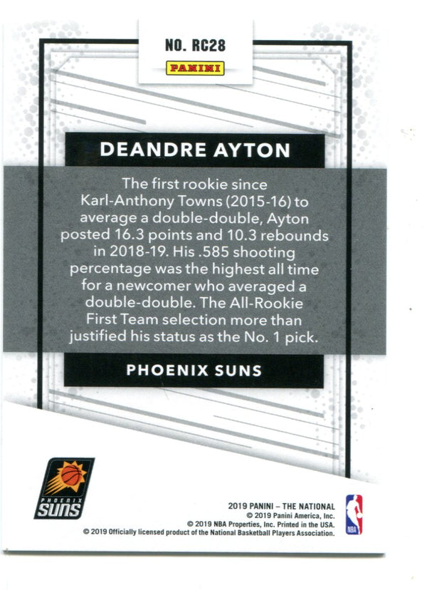 Deandre Ayton 2018-19 Panini The National #RC28 RC /299