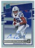 Michael Pittman Jr. Autographed 2020 Panini Donruss Optic Silver Prizm Rookie Card #172