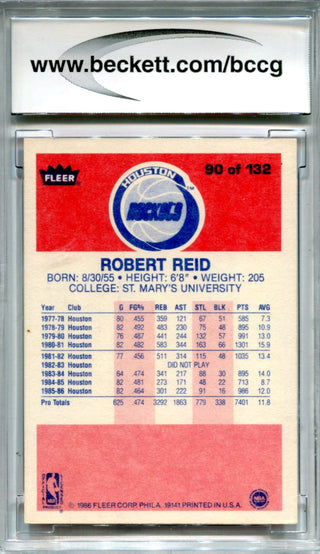 Robert Reid 1986-87 Fleer Premier #90 BCCG NM 9 Card