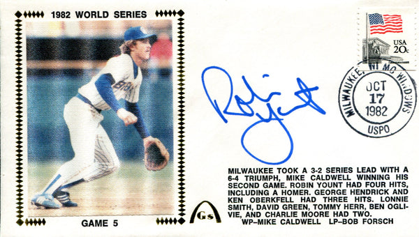 Robin Yount Autographed First Day Cover