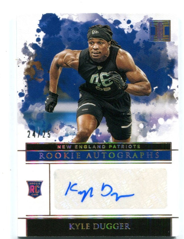 Kyle Dugger 2020 Panini Impeccable #156 Autographed Card 24/25