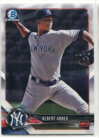 Albert Abreu  2018 Bowman Chrome Rookie Card