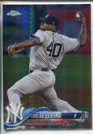 Luis Severino 2018 Topps Chrome Card