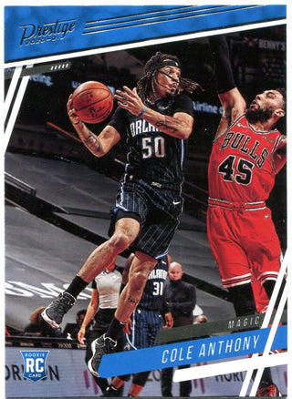 Cole Anthony Panini Prestige Rookie 2021