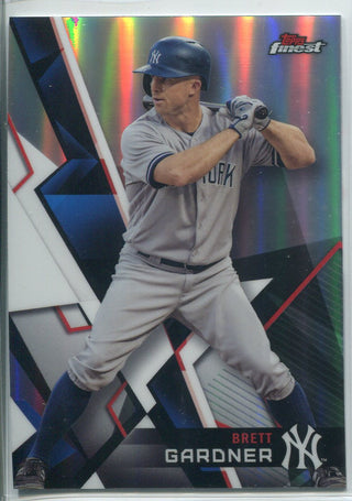 Brett Gardner 2018 Topps Finest Card