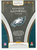 Kenneth Gainwell Autographed 2021 Panini Select Tie Dye Prizm Rookie Card #RS-KGA