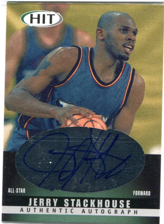 Jerry Stackhouse 2000 HIT Autographed Card