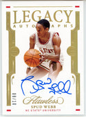 Spud Webb Autographed 2021 Panini Flawless Legacy Card