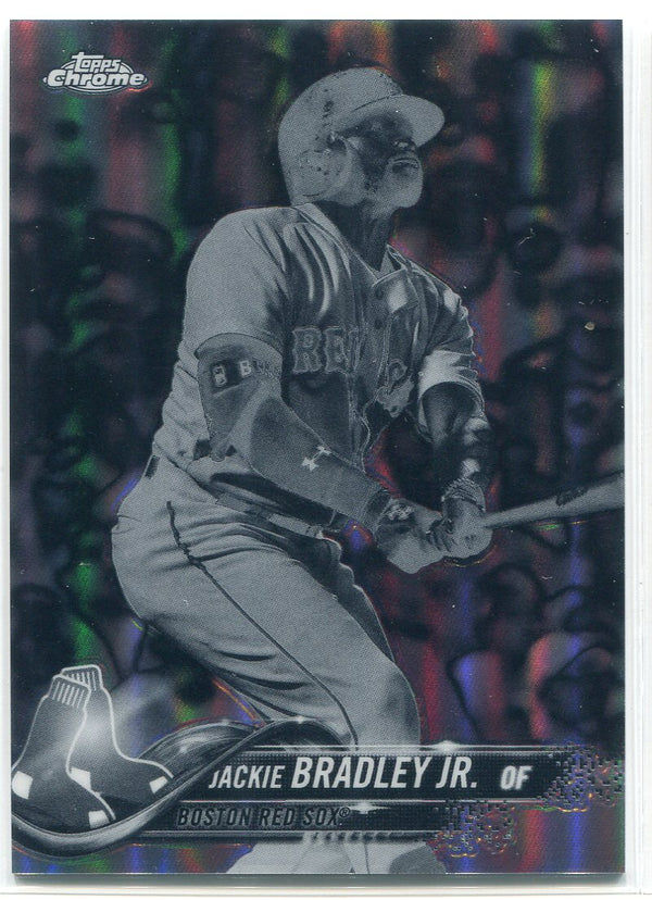 Jackie Bradley Jr. 2018 Topps Chrome Refractor Card