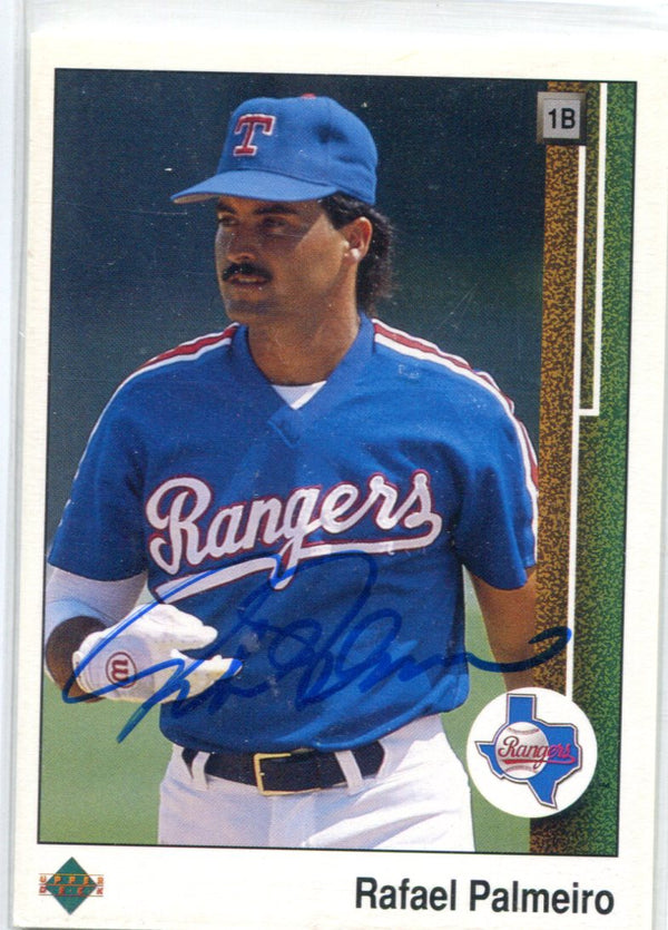 Rafael Palmeiro Autographed Upper Deck Card