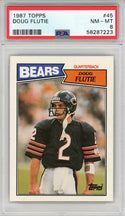 Doug Flutie 1987 Topps Card #45 (PSA NM-MT 8)