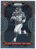 Clyde Edwards-Helaire 2020 Panni Prizm Negative Variation Rookie Card #328