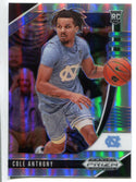 Cole Anthony 2020 Panini Draft Picks Silver Prizm #9 Card